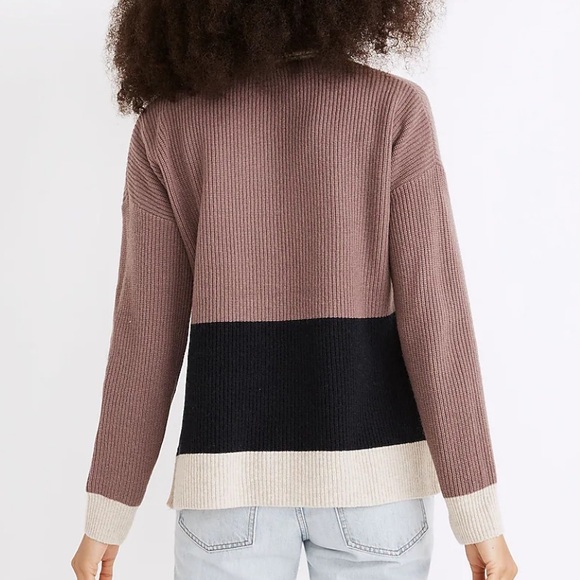 NWOT Glenbrook 1/2 Zip Colorblock Sweater - Picture 3 of 13